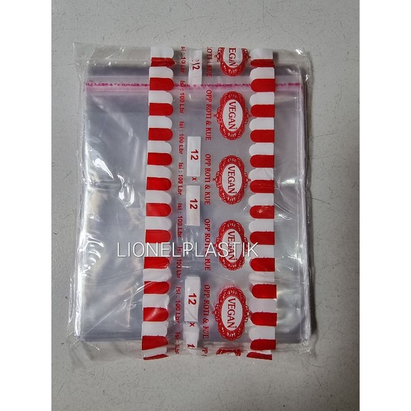 Plastik OPP Donat / Opp Roti / Opp Dvd Uk 10x10 11x11 12x12 13x13 14x14 15x15 isi 100pcs