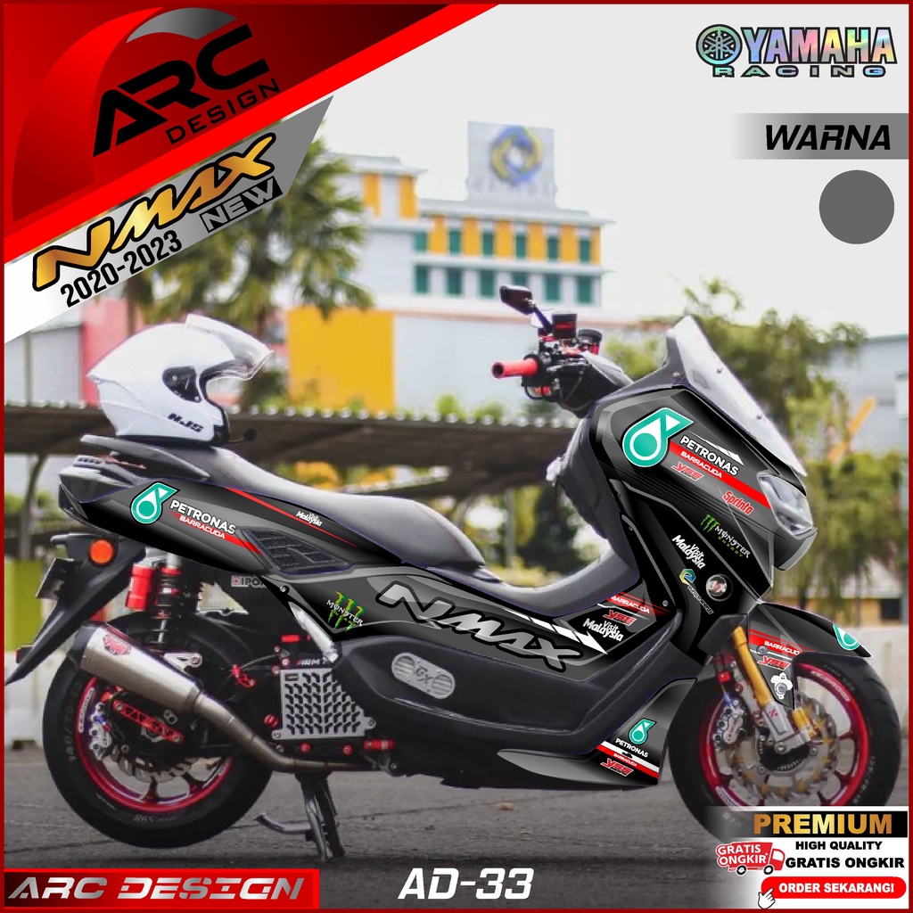 (COD) TERBARU Decal Sticker Yamaha Nmax 155 New 2020 2021 2022 2023 Full Body - Stiker Skotlet Varia