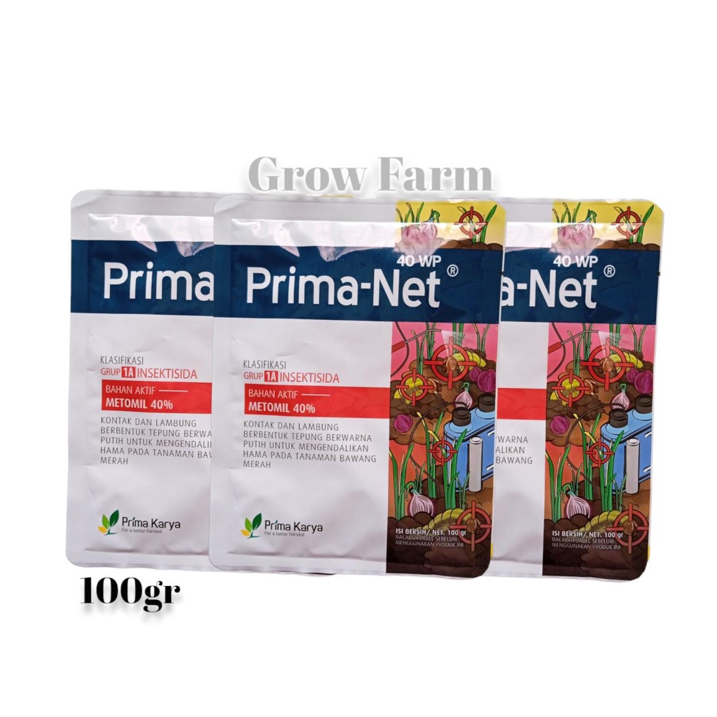 Jual Insektisida Prima Net Wp Gram Bahan Aktif Metomil