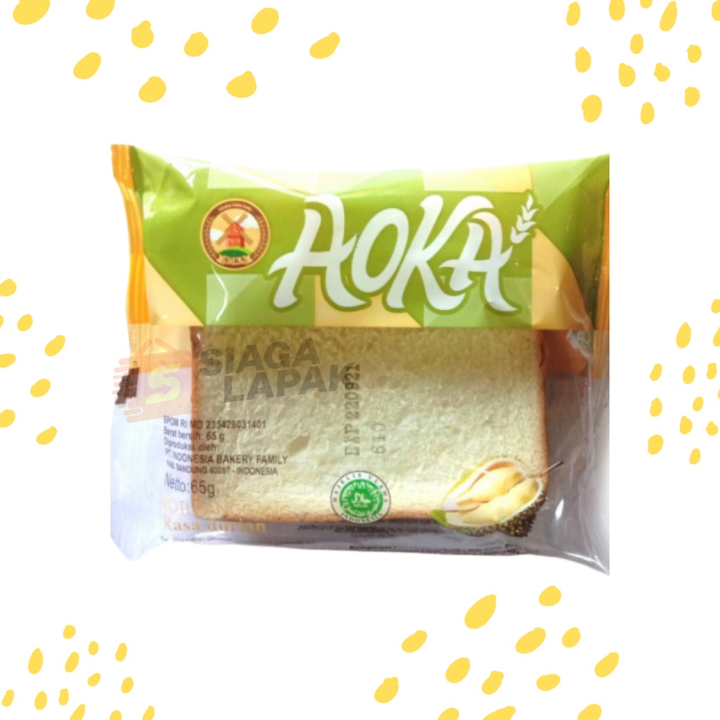 Roti Panggang Aoka Gulung Rasa 65gr