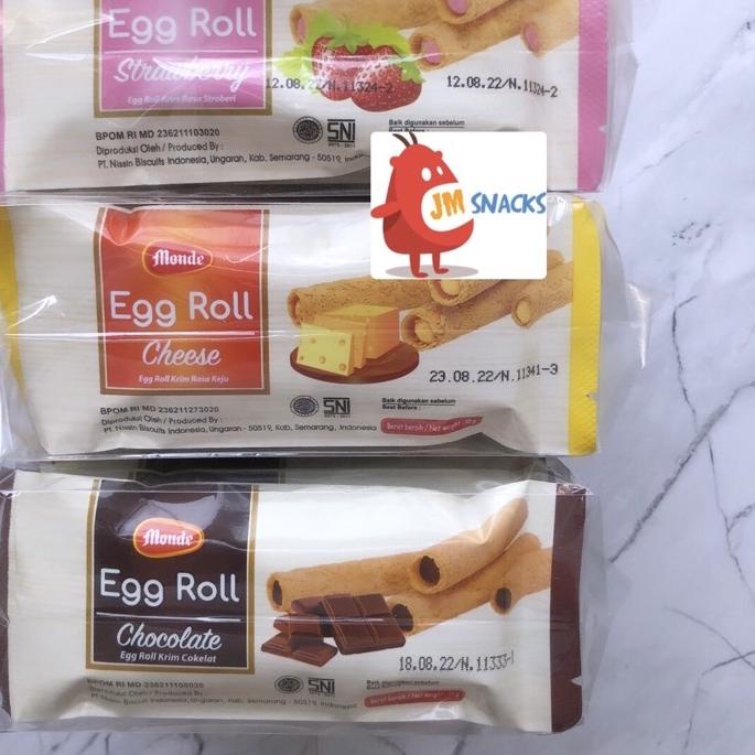 

Termurah | KF7 | [PROMO!!] Monde Egg Roll 1 Pak isi 10x35 gram - Snack Monde eggroll kecil nikmat dan hemat