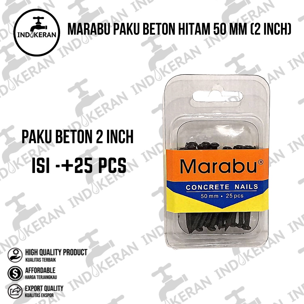 MARABU - Paku Beton Hitam - 2 Inch