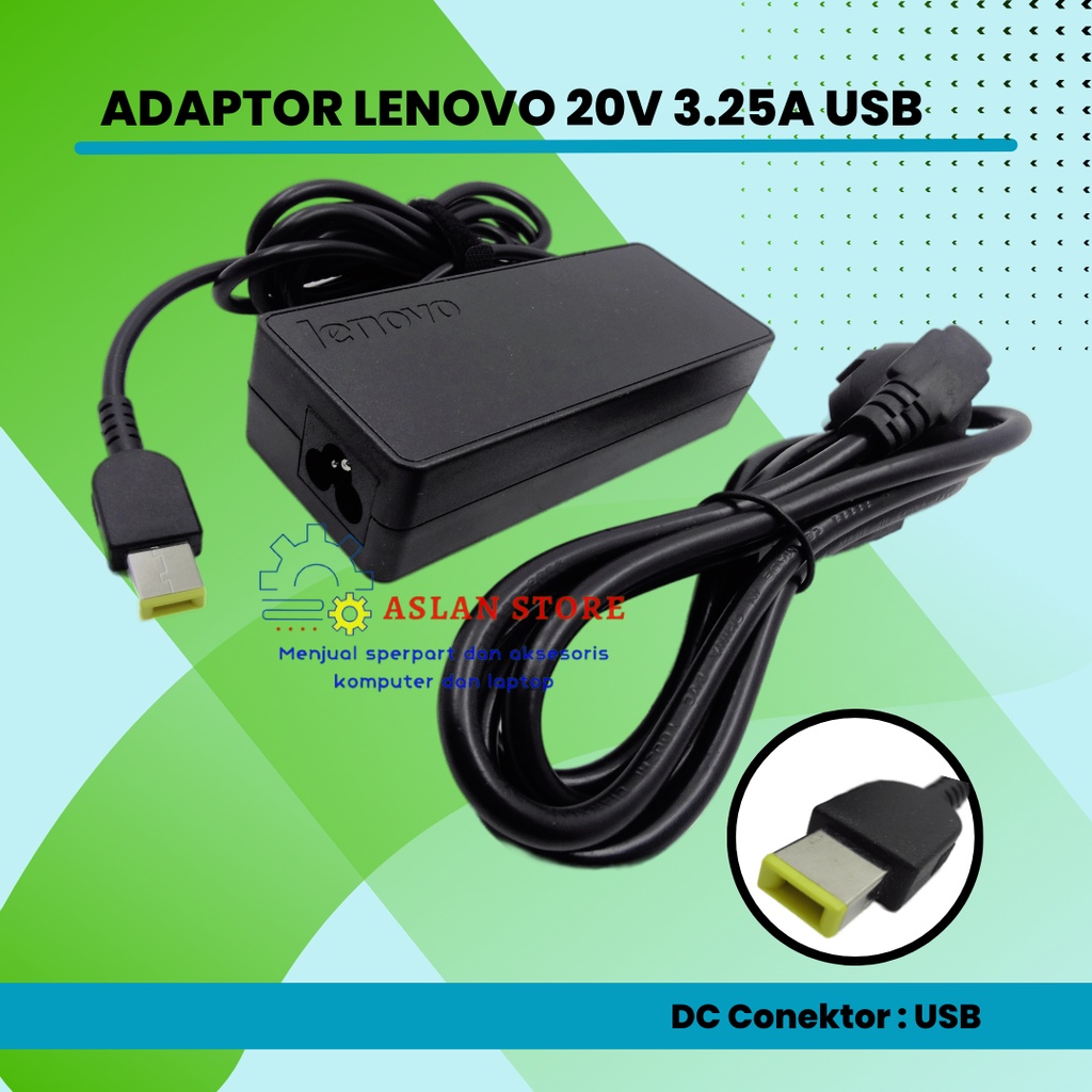 20V 3.25A Laptop Ac Power Adapter Charger Lenovo B50-80 B51-80 B70-80 E50-80 E51-80 G41-35 G51-35 G70-35 G70-70 G70-80