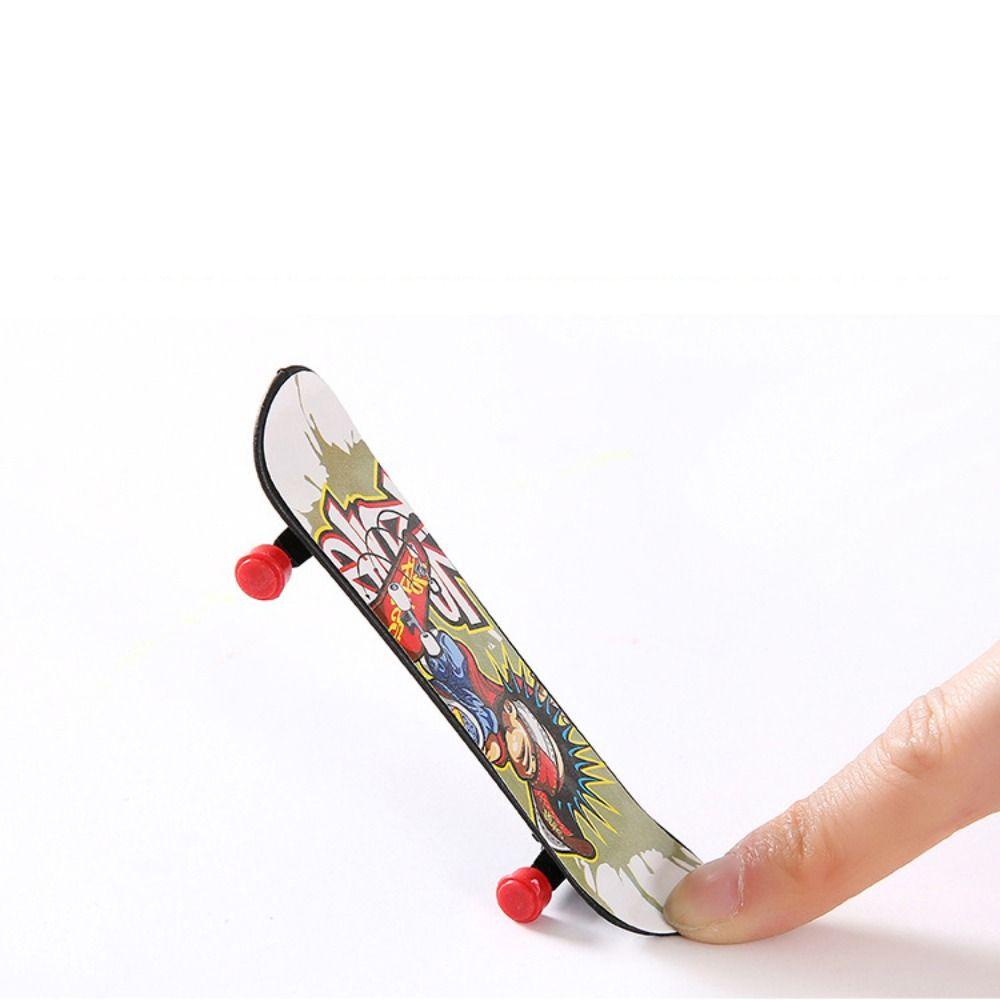 Lanfy Jari Skateboard Hadiah Ulang Tahun Inovatif Profesional Jari Skuter Meja Mainan Pendidikan Mainan Ujung Jari Olahraga Anak Hadiah Novelty Mini Finger Board