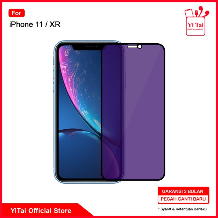 YI TAI - Tempered Glass Spy Blue Iphone XR Iphone 11