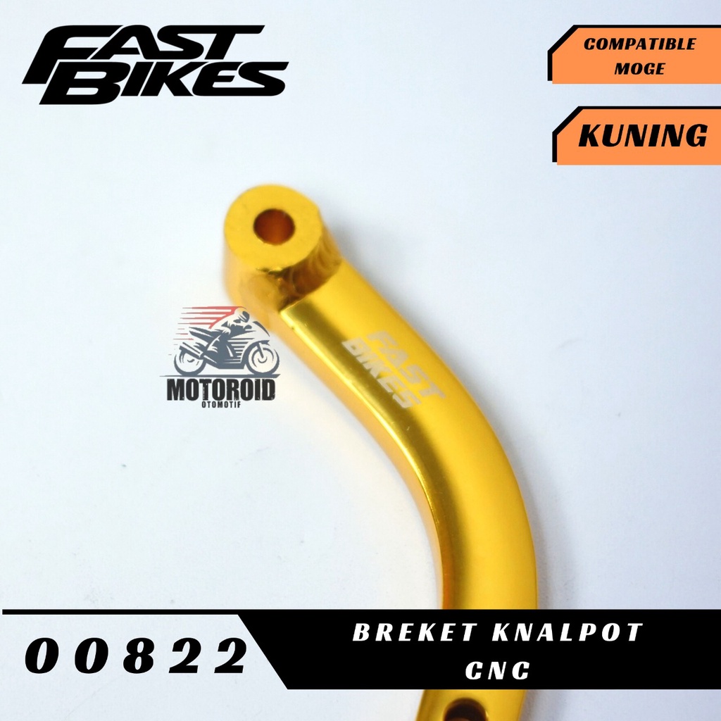 BREKET PANGKON FASTBIKES GANTUNGAN L KNALPOT NINJA CNC PANGKON GANTUNGAN KENALPOT MODEL L CNC