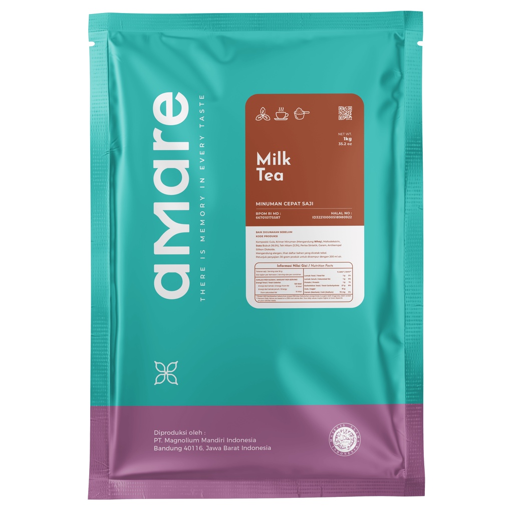 

AMARE MILK TEA 1KG - MILK BASED