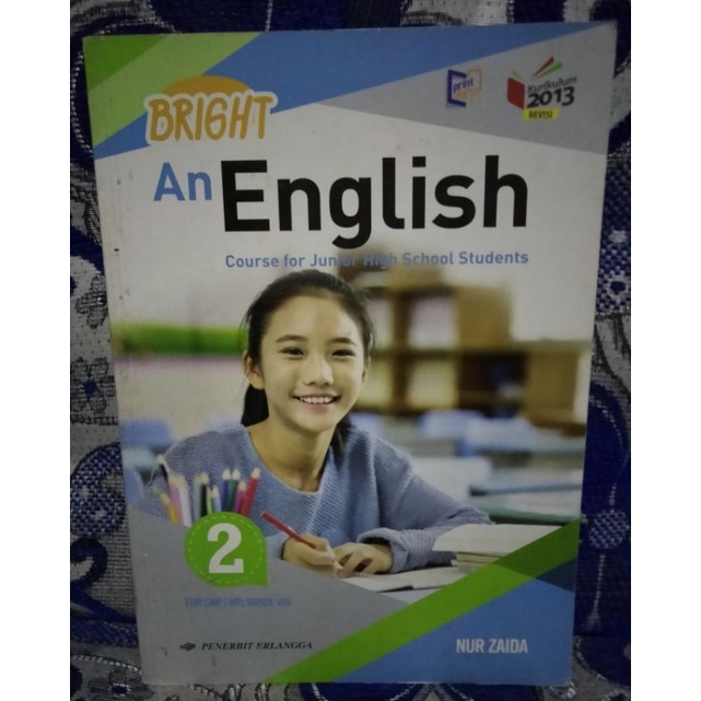 BRIGHT AN ENGLISH ERLANGGA SMP KELAS 8 K13 REVISI