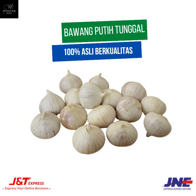 

Bawang Putih Tunggal Premium Berkualitas 500gr - Bawang Putih Lanang