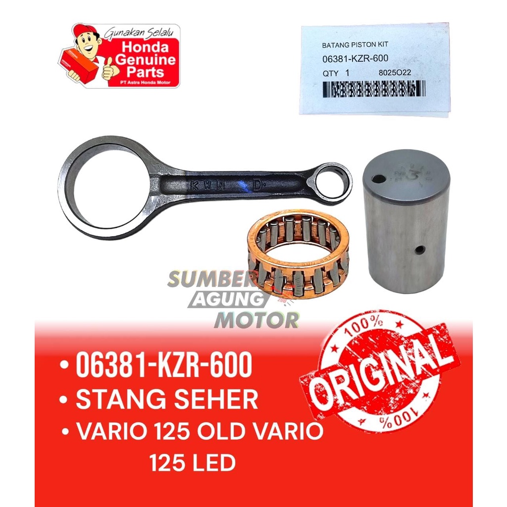 STANG SEHER STANG PISTON VARIO 125 OLD VARIO 125 LED ORI AHM 06381-KZR-600