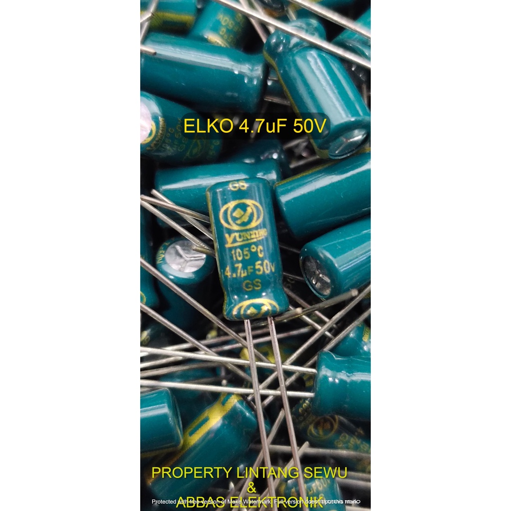 ELKO 4.7UF 50V 4,7UF 50V 4,7 UF 4.7 UF 4,7MIKRO 4.7MIKRO 4,7 MIKRO 4.7  MIKRO 50 VOLT