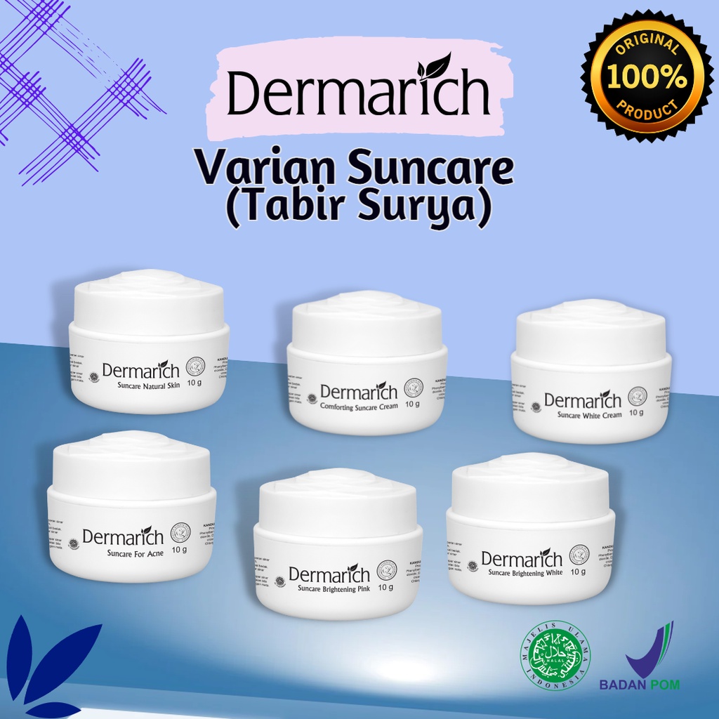 Dermarich Suncare - Sunblok - Cream Siang - Tabir Surya - Sunscreen Dermarich - Day Cream AHA | Oily