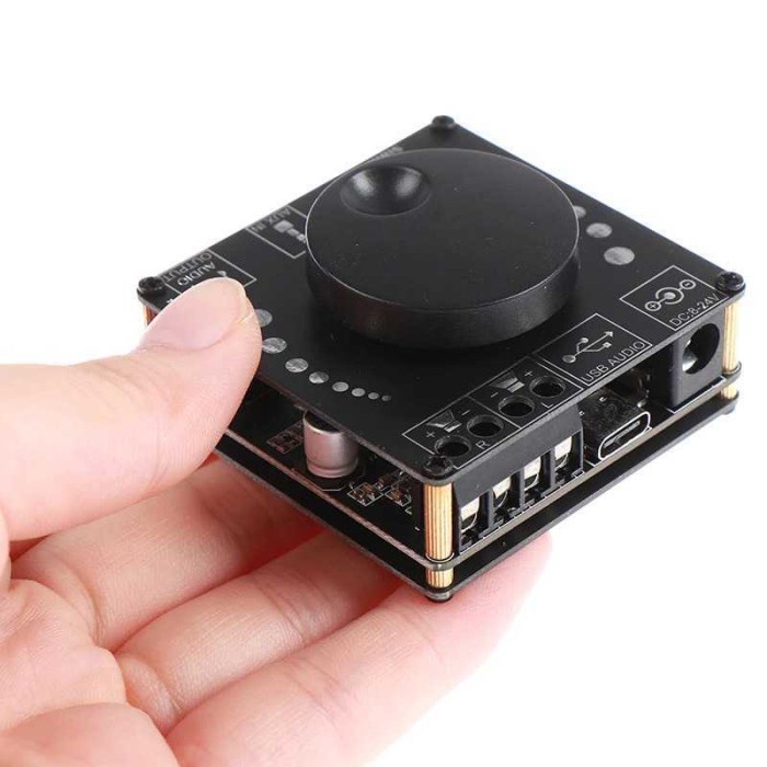 Ampli Ampli Mini Audio Amplifier Hifi Bluetooth 5.0 2 X 50 W Dc 8V - 24V