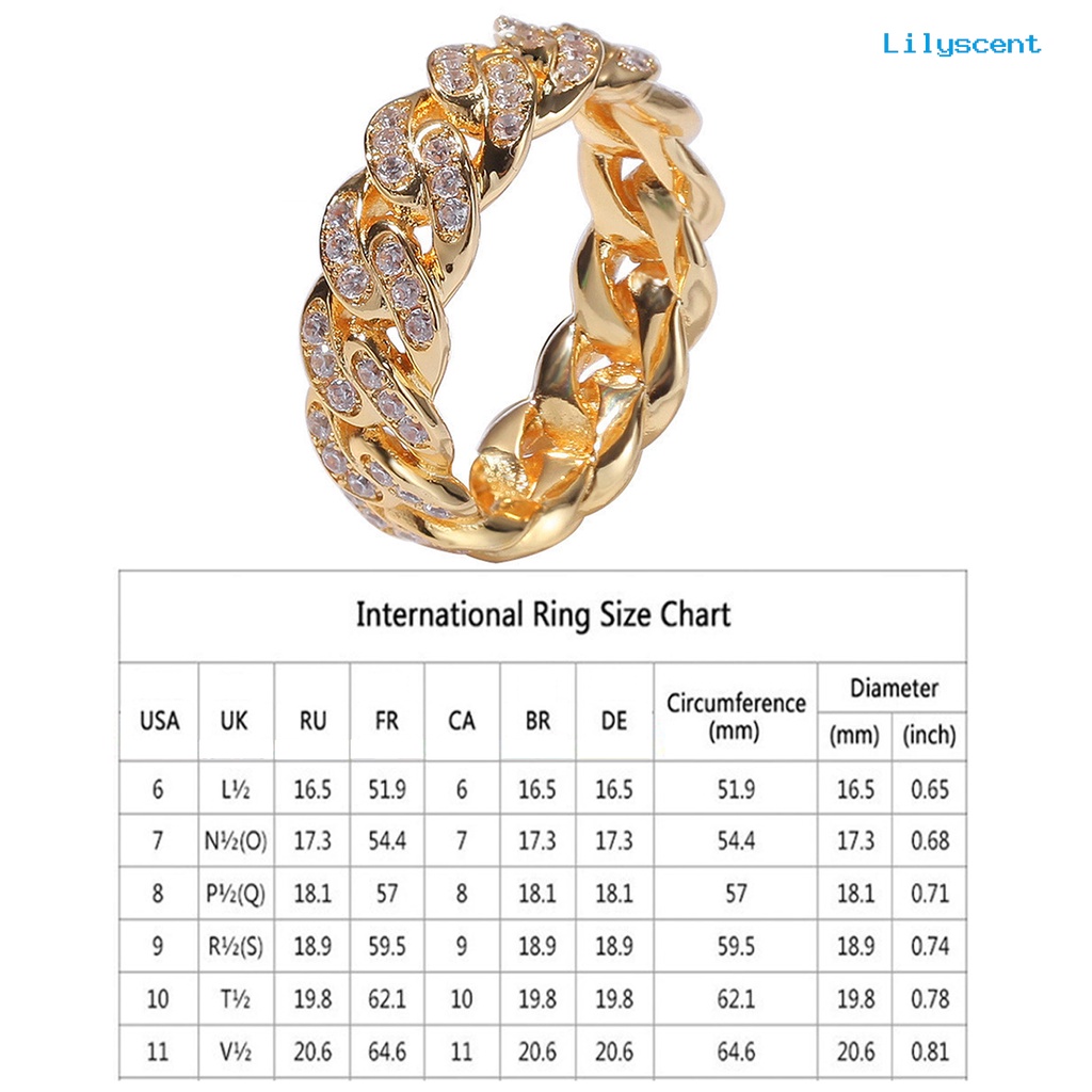 [LS] Fashion Memutar Cincin Kreatif Perhiasan Cincin Cubic Zirconia Alloy Finger Ring Untuk Hadiah