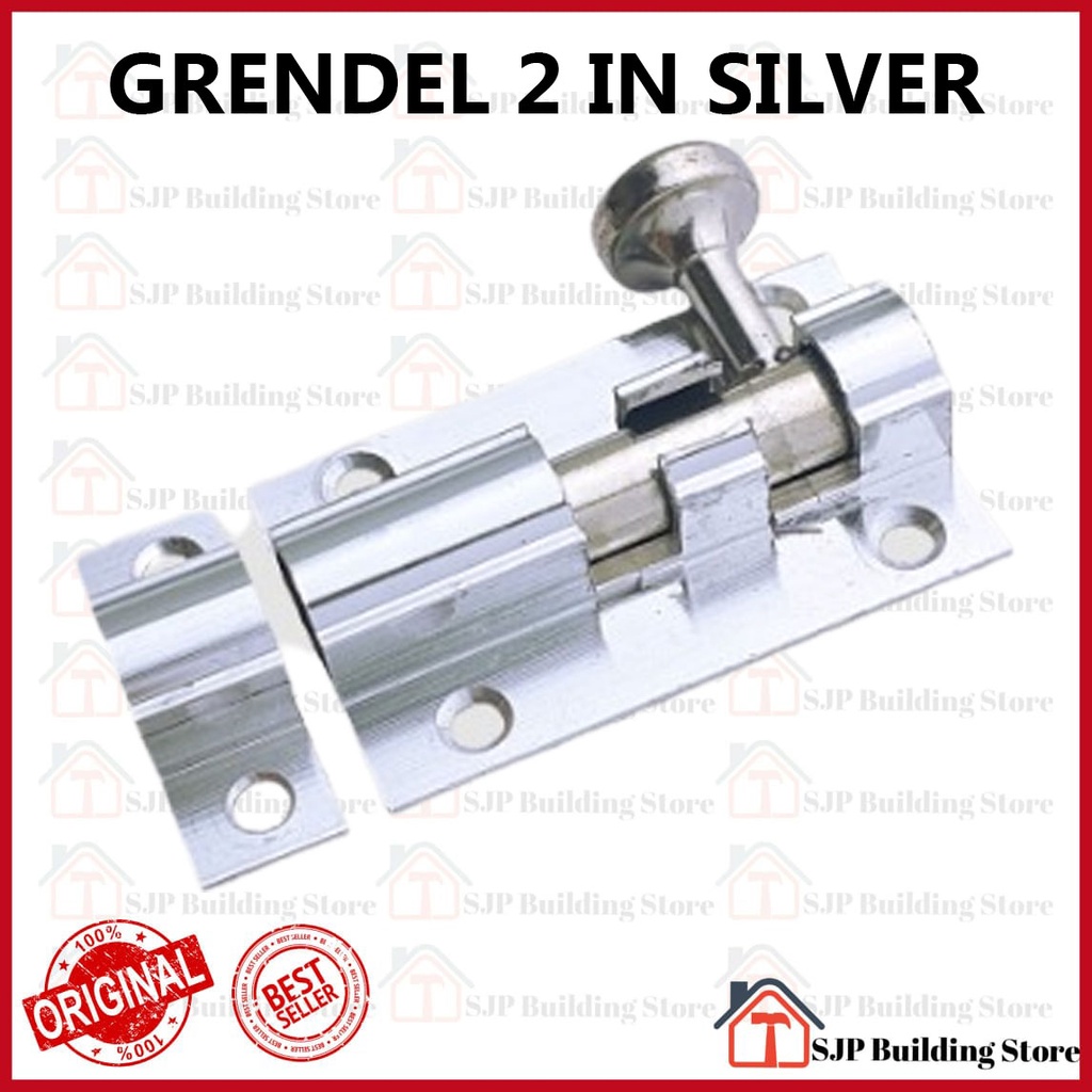 Grendel selot pintu jendela 2 inch aluminium tebal slot pintu slot jendela amani