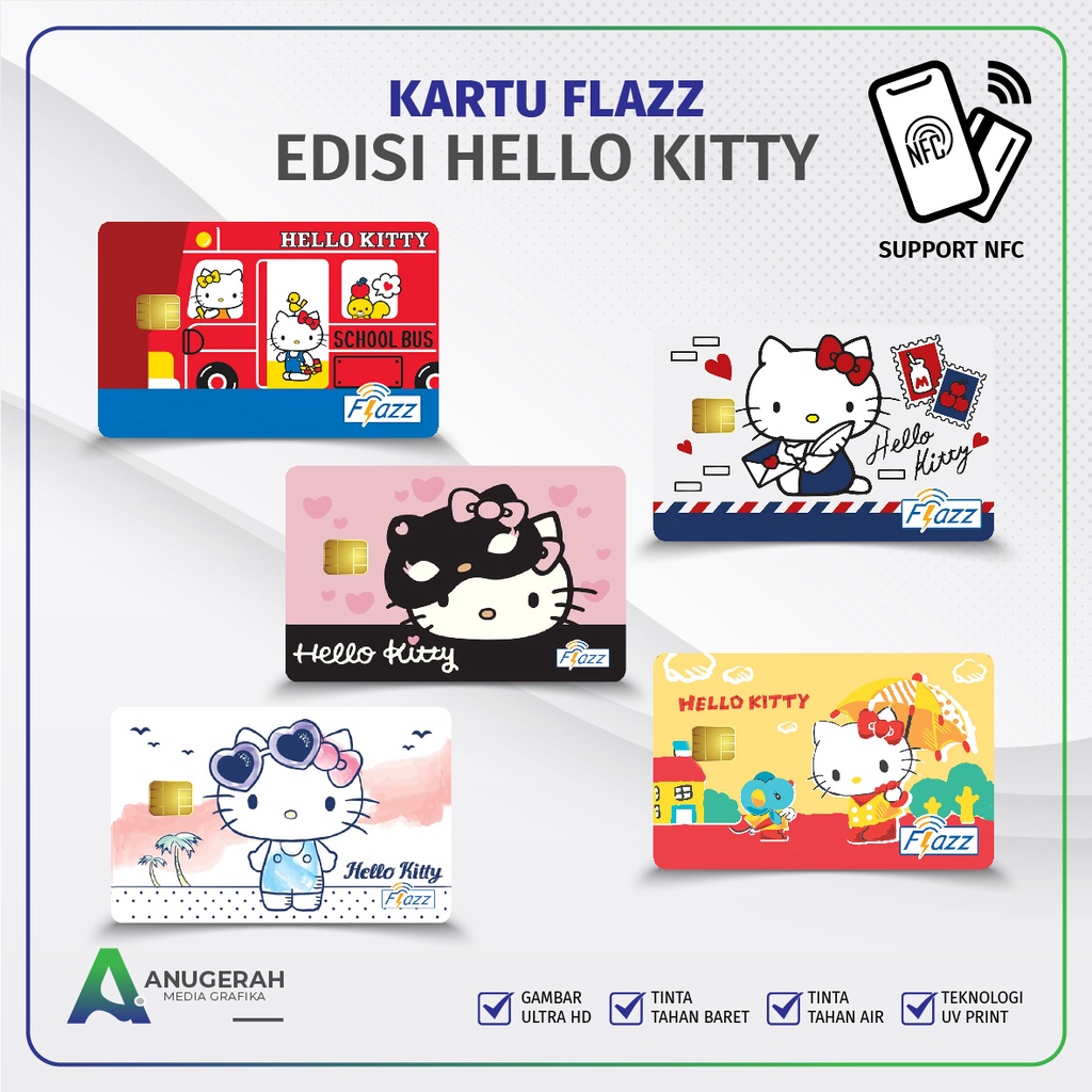 Kartu Flazz BCA Gen 2 Motif Hello Kitty