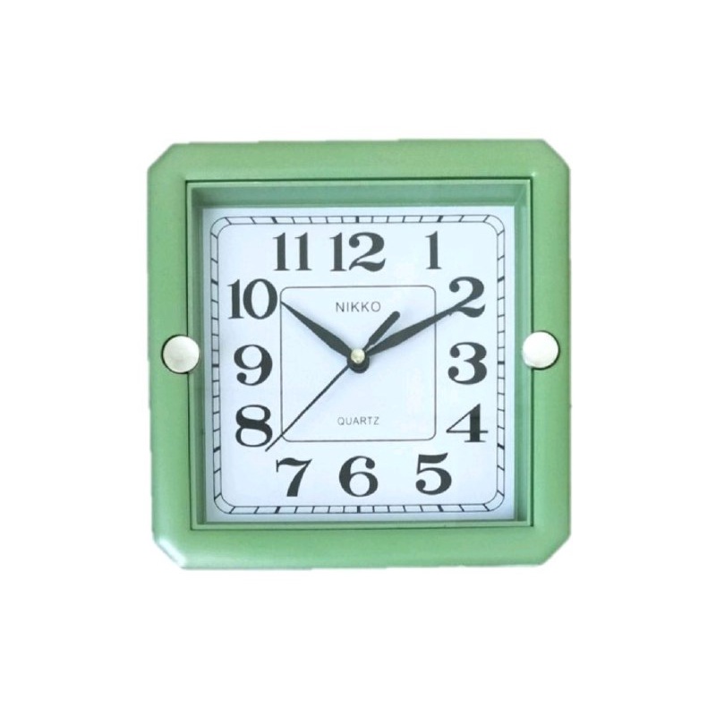 JAM DINDING MODERN WARNA WARNI JAM DINDING PERSEGI MOTIF SIMPLE