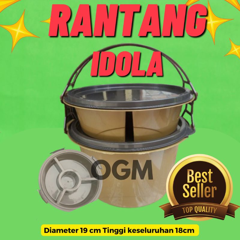 best sale rantang susun 2 idola / rantang bulat susun 2 / rantang idola murah
