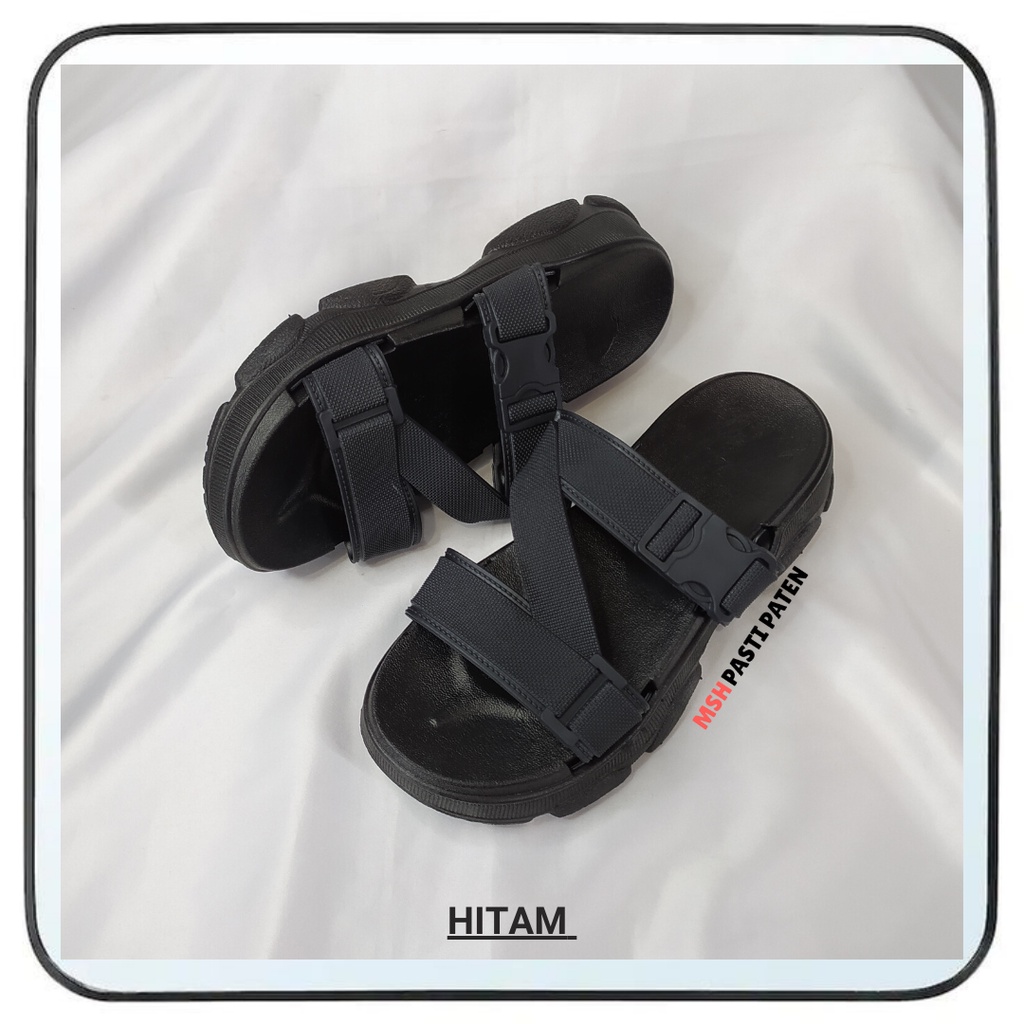 HYS 8891 / Sandal Selop Wedges Impor Wanita Dewasa