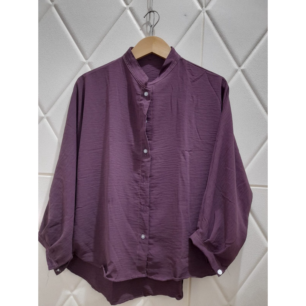 KEMEJA BATWING // BATWING BLOUSE OUTFIT LENGAN BALON / KEMEJA OVERSIZE