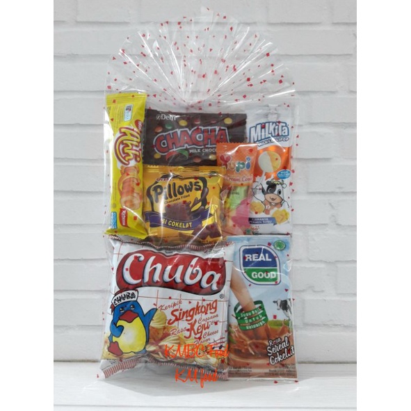 

10 Paket Goodie Bag Ulang Tahun - Bingkisan Hadiah Souvenir - Paket Snack I