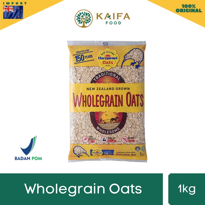 

[BISA COD] HARRAWAYS WHOLEGRAIN OATS 1kg