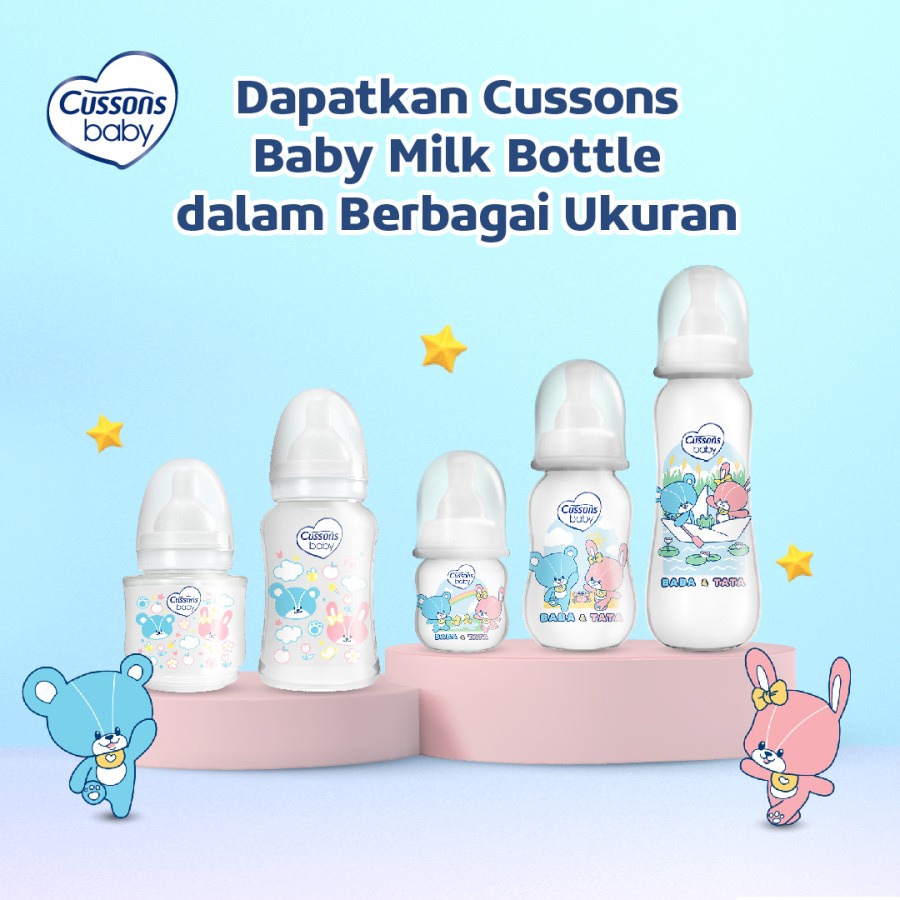 Cussons Baby Nipple Silicone Wide Neck (M) - Dot Botol Bayi Isi 2pcs