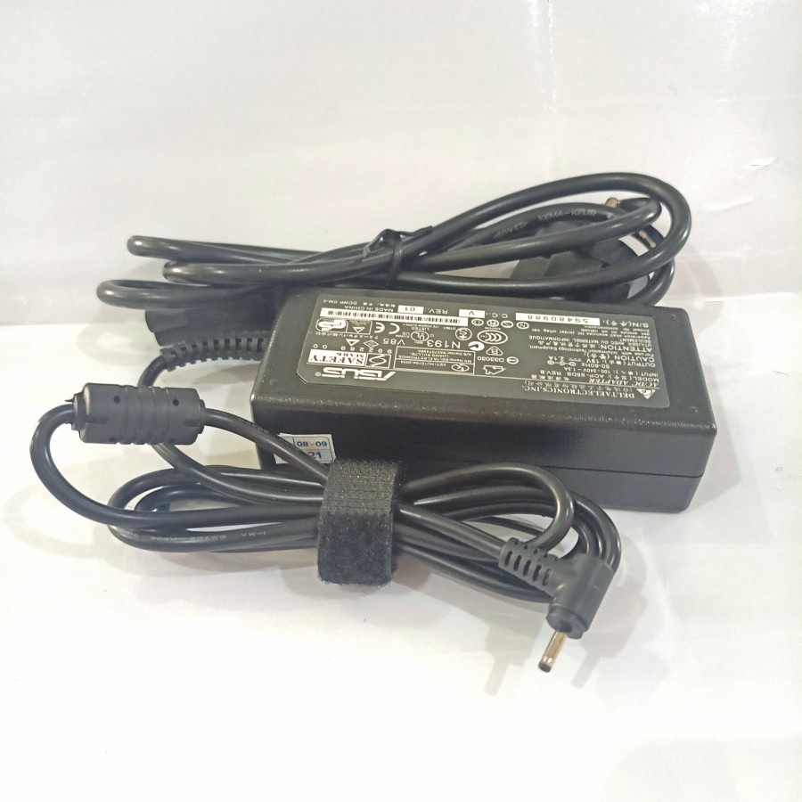 Adaptor Charger Laptop Asus Eee PC 1015B, 1015BX, 1015CX, 1015P, 1015T - Hitam