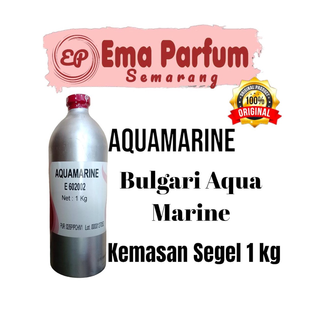 ( 1 KG ) AQUAMARINE BY PCH.BIBIT PARFUME BLGR AQVA MARINE.KEMASAN SEGEL.