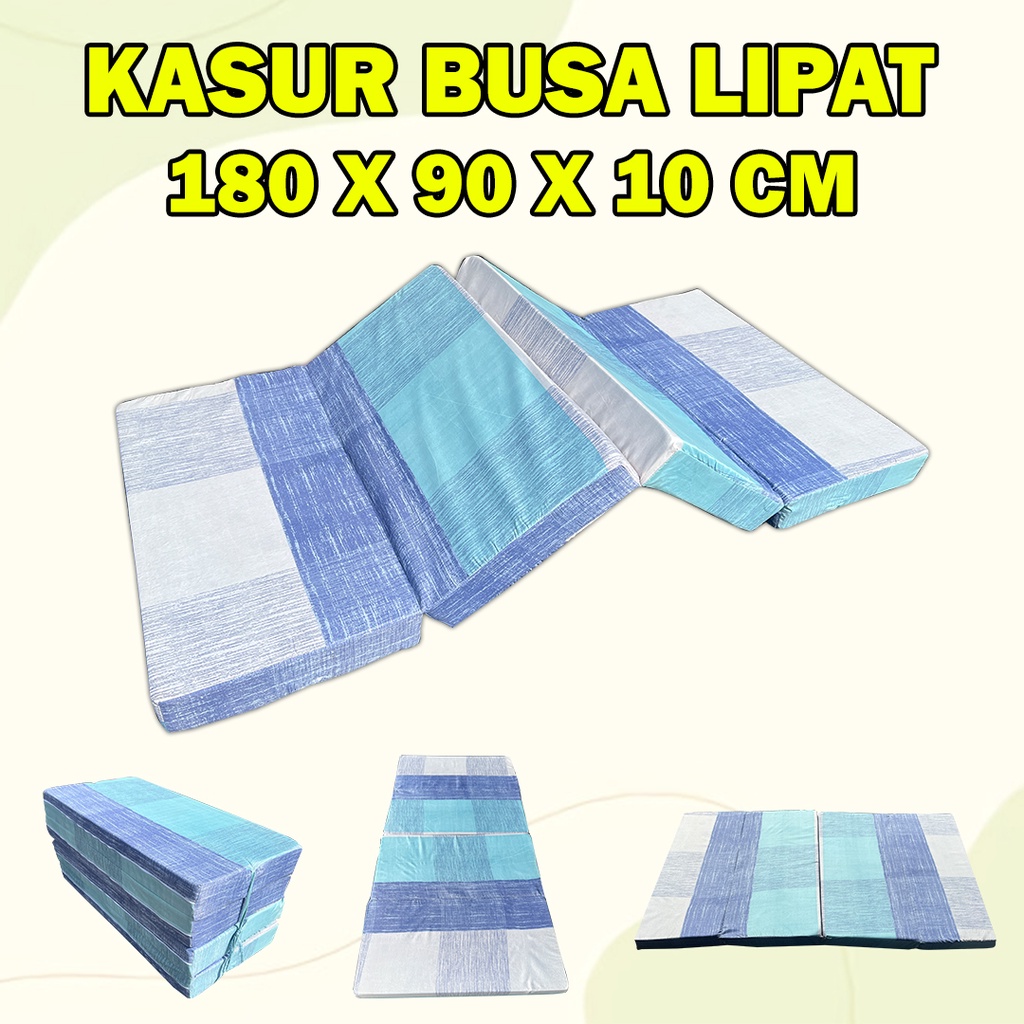 Kasur Busa Lipat 180x90x10cm / Kasur Busa Matras Quantum Ukuran Single / Kasur Santai / Kasur Lantai