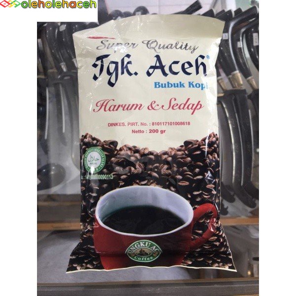 

Kopi tgk. Aceh/ bubuk kopi Tengku Aceh 200gr