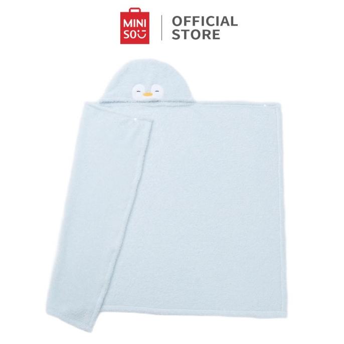 MINISO Selimut Hoodie Lucu Tebal Berkerudung Topi Karakter Blanket