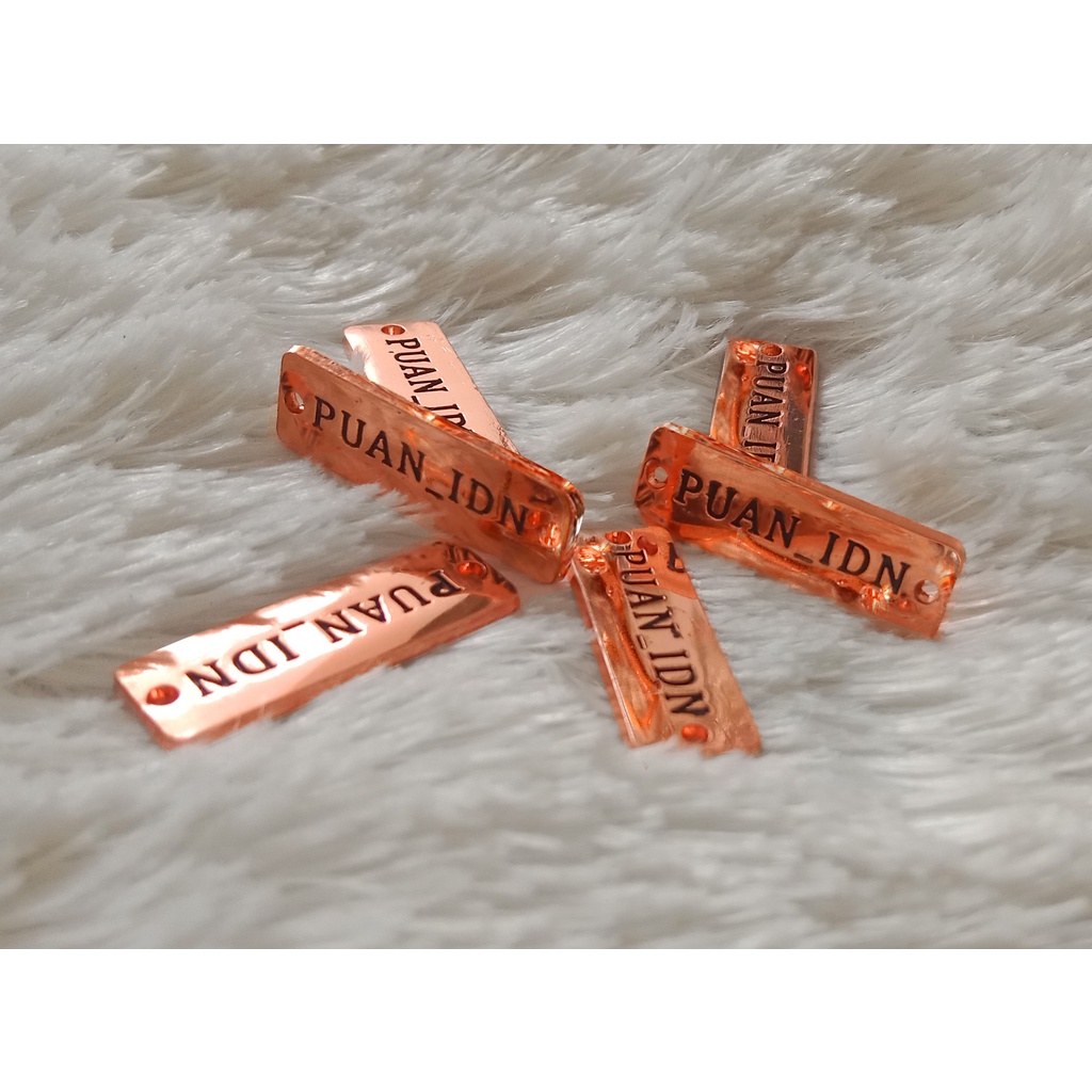 Aksessoris Logo/Merk Logam Hijab