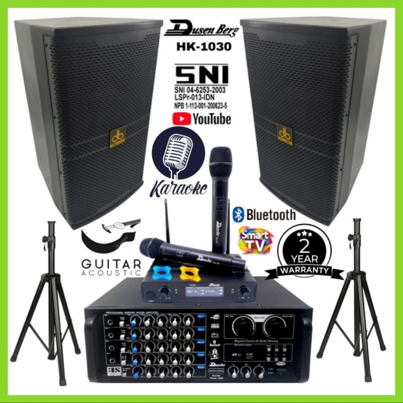 Paket Sound LIVE AKUSTIC , 2 Speaker DUSENBERG 10 INCH Karaoke Youtube
