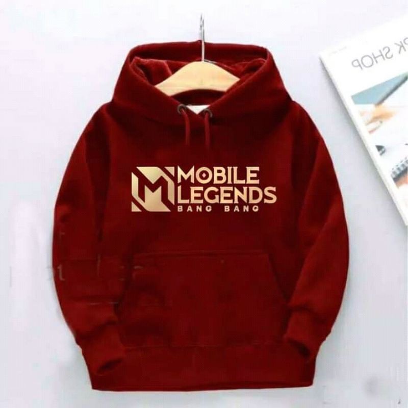 MOBILE LEGEND BANG BANG Jaket Hoodie Anak Viral Bahan Fleece II Jumper Hoodie Anak  HMOBILE LEGEND BANG BANG II Sz M - XL ( Laki Laki &amp; Peremepuan )