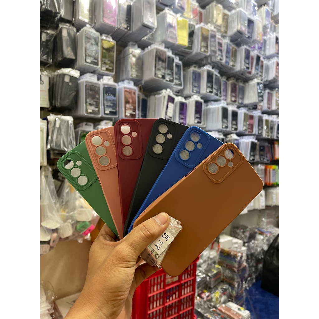 SoftCase ProCamera Silicon Matte Case Sam A04S A13 5G A14 5G Full Cover White_Cell