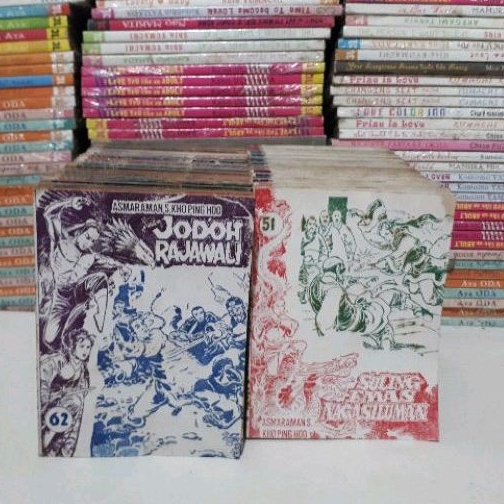 Kho Ping Hoo  JODOH RAJAWALI - SULING EMAS NAGA SILUMAN paket set 2 judul tamat