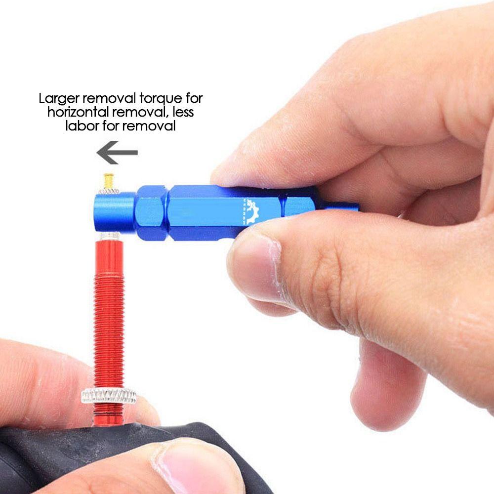 R-FLOWER 2pcs Alat Katup Sepeda Multifungsi Aksesoris Anti-slip Air-Valve Spanner