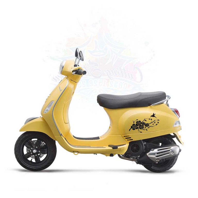 Cutting Stiker Bird Flower Variasi Motor Mobil Sticker Bunga Cantik Lucu Timbul Keren Nyala Dasbor Spakbor Visor Body Kaca Helm Laptop Hologram Reflective Tahan Air Setiker Veriasi Bodi Samping Jepang Matic Scoopy Vario Beat Nmax Pcx Vespa Windshield