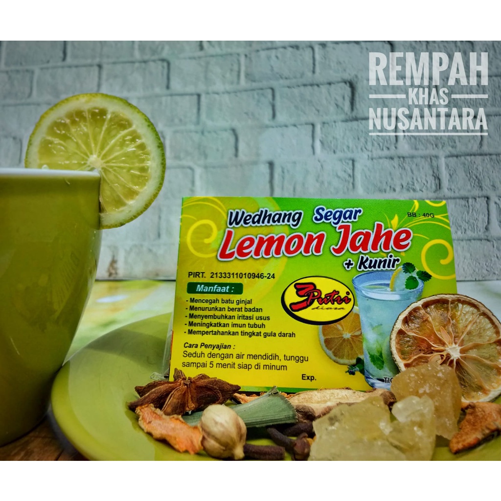 

MINUMAN REMPAH LEMON JAHE KUNIR (1 PACK ISI 10 PCS)