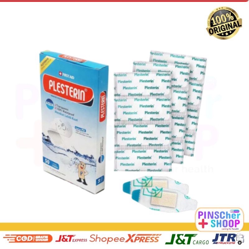 Plesterin Aqua Soft Transparan Anti Air isi 50 Pcs