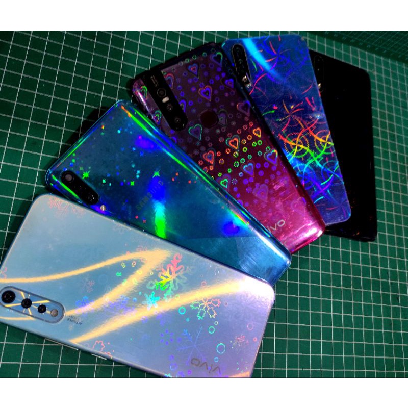 GROSIR KHUSUS BELI MINIMAL 10PCS GARSKIN HP HOLOGRAM