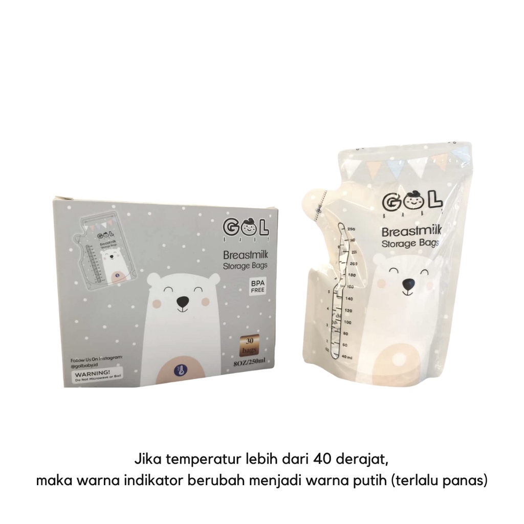 Kantong asi Breast Milk Plastik Asi 100ml dan 250ml Breastmilk Storage Bag BPA FREE / Plastik ASI / Kantong Asip / Air Susu Ibu