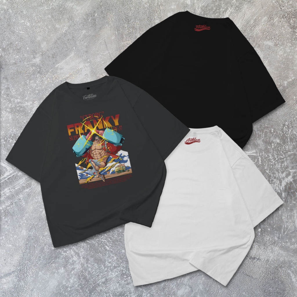 HipNop  Kaos Oversize FRANKY T-Shirt Cowok Premium