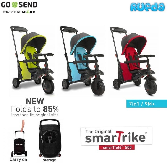 Jual SmarTrike SmartFold 500 Sepeda Anak Multifungsi 7in1 - Biru Berkualitas