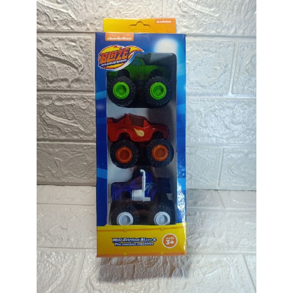 Mainan Anak Mobil Monster Jeep Blaze 3pc mobil monster roda besar rkc 02143-2