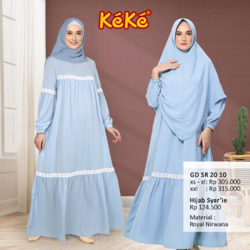 GAMIS DEWASA KEKE GD SR 2010/GAMIS BAHAN ROYAL NIRWANA / GAMIS ONLY