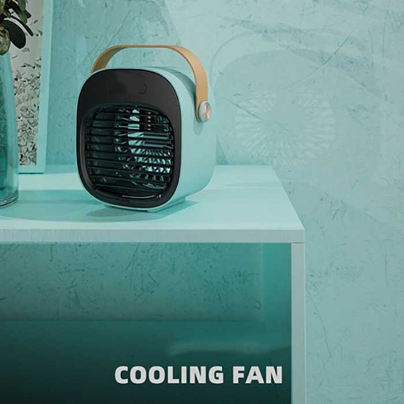 JENNIOEM Kipas Cooler Pendingin Ruangan Mini AC Arctic - F12 Hijau