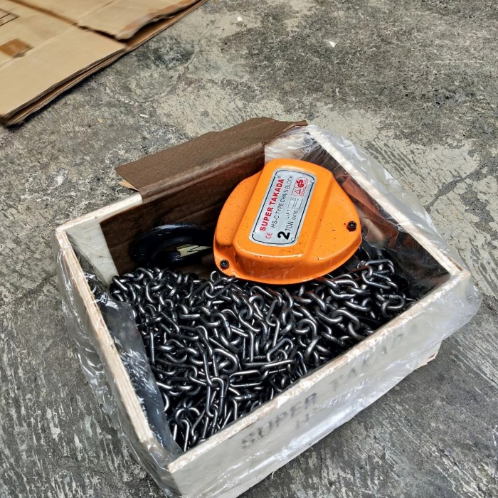 Chg Takel 2 Ton 10 Meter - Chain Block 2X10M - Derek Manual - Alat Derek