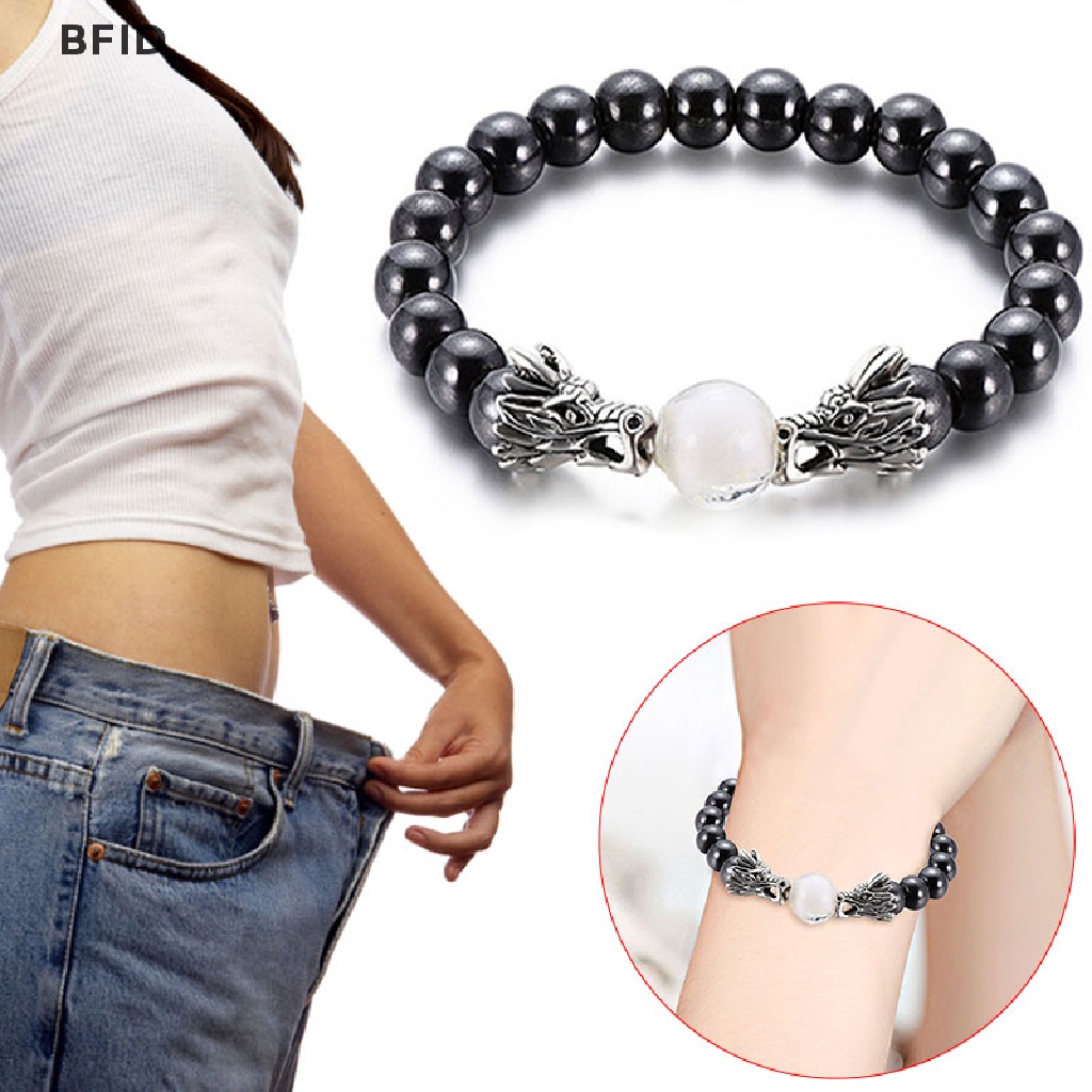 [BFID] Mix Style Gelang Magnet Beads Batu Hematite Perawatan Kesehatan Pesona Perhiasan Hadiah [ID]